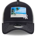 petten-gebogen-marineblauw-snapback-9forty-a-frame-patch-spring-training-fan-pack-2025-van-new-york-yankees-mlb-van-new-era