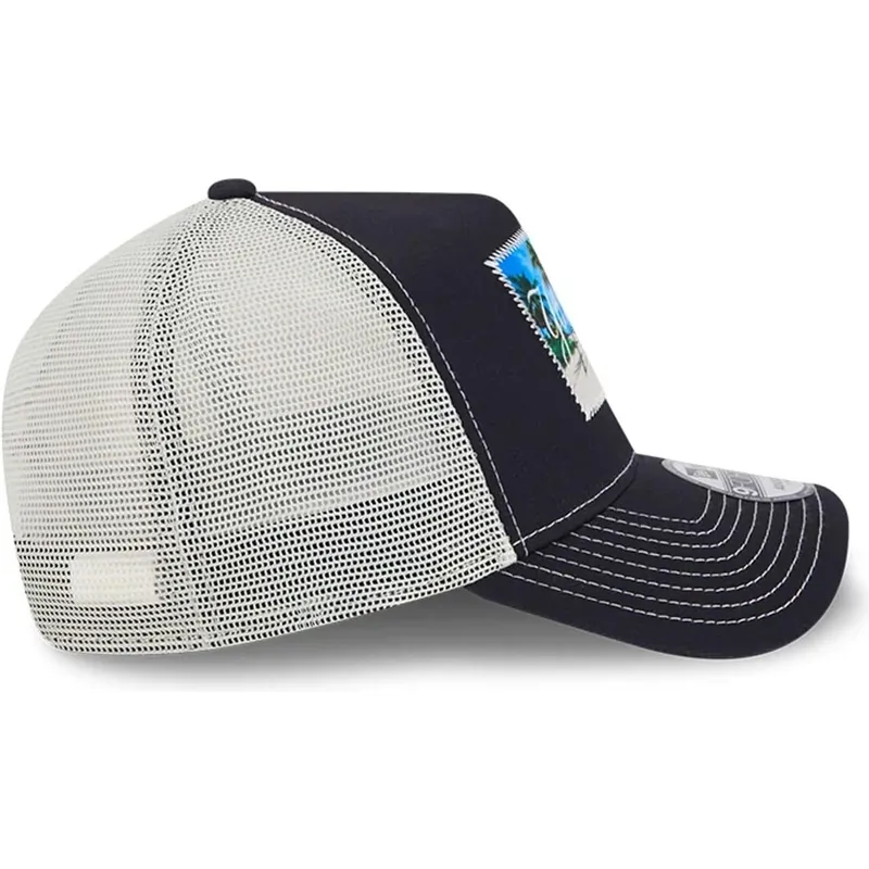 petten-gebogen-marineblauw-snapback-9forty-a-frame-patch-spring-training-fan-pack-2025-van-new-york-yankees-mlb-van-new-era