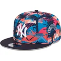 petten-plat-meerkleurig-snapback-9fifty-printed-spring-training-fan-pack-2025-van-new-york-yankees-mlb-van-new-era