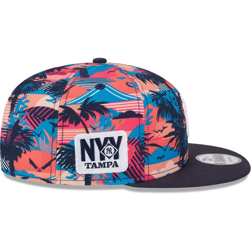petten-plat-meerkleurig-snapback-9fifty-printed-spring-training-fan-pack-2025-van-new-york-yankees-mlb-van-new-era
