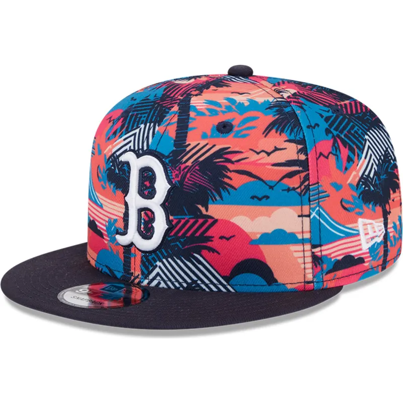 petten-plat-meerkleurig-snapback-9fifty-printed-spring-training-fan-pack-2025-van-boston-red-sox-mlb-van-new-era