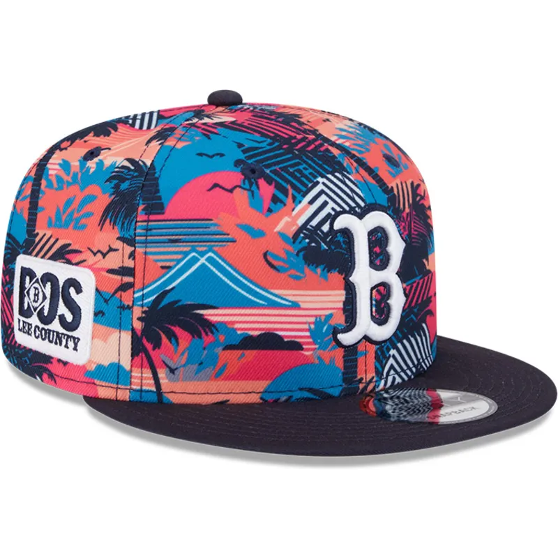 petten-plat-meerkleurig-snapback-9fifty-printed-spring-training-fan-pack-2025-van-boston-red-sox-mlb-van-new-era