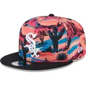 petten-plat-meerkleurig-snapback-9fifty-printed-spring-training-fan-pack-2025-van-chicago-white-sox-mlb-van-new-era