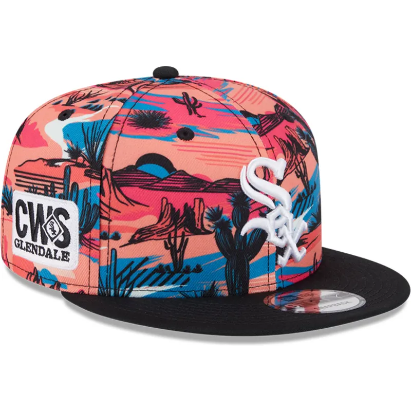 petten-plat-meerkleurig-snapback-9fifty-printed-spring-training-fan-pack-2025-van-chicago-white-sox-mlb-van-new-era