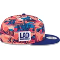 petten-plat-meerkleurig-snapback-9fifty-printed-spring-training-fan-pack-2025-van-los-angeles-dodgers-mlb-van-new-era