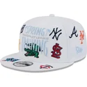 petten-plat-wit-snapback-9fifty-scatter-spring-training-fan-pack-2025-van-mlb-van-new-era