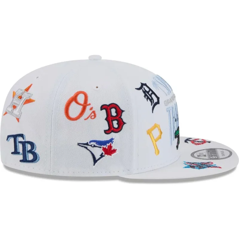 petten-plat-wit-snapback-9fifty-scatter-spring-training-fan-pack-2025-van-mlb-van-new-era