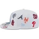 petten-plat-wit-snapback-9fifty-scatter-spring-training-fan-pack-2025-van-mlb-van-new-era