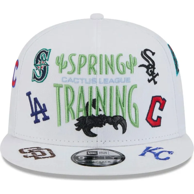 petten-plat-wit-snapback-9fifty-scatter-spring-training-fan-pack-2025-van-mlb-van-new-era
