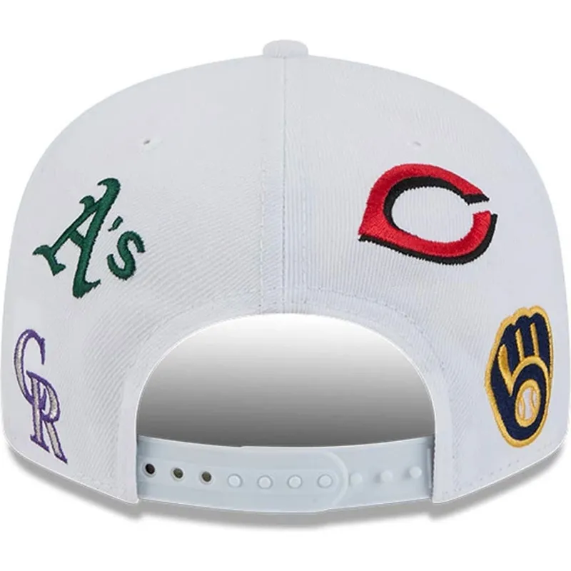petten-plat-wit-snapback-9fifty-scatter-spring-training-fan-pack-2025-van-mlb-van-new-era