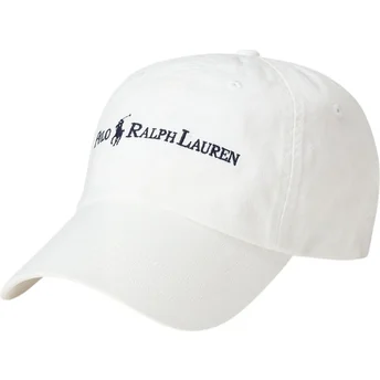 Petten gebogen wit verstelbaar Classic Sport van Polo Ralph Lauren