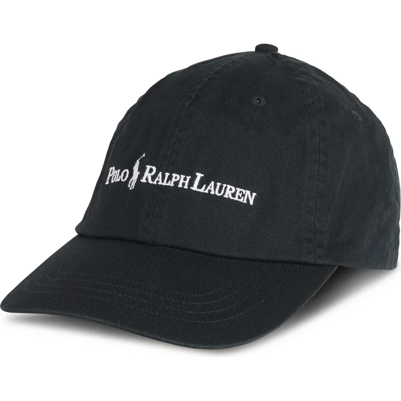 petten-gebogen-zwart-verstelbaar-classic-sport-van-polo-ralph-lauren