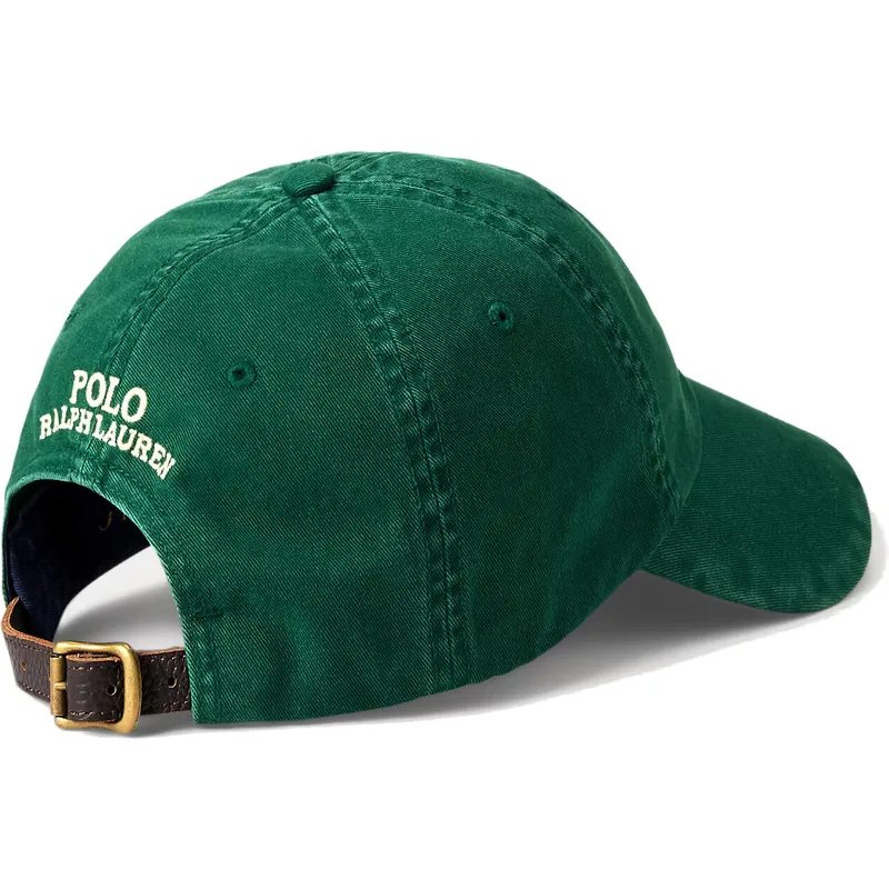 petten-gebogen-groen-verstelbaar-classic-sport-bear-van-polo-ralph-lauren