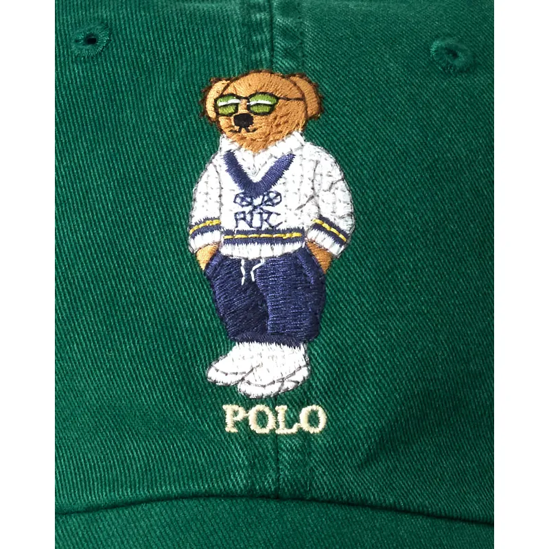 petten-gebogen-groen-verstelbaar-classic-sport-bear-van-polo-ralph-lauren