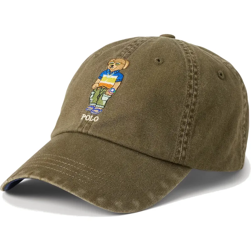 petten-gebogen-groen-verstelbaar-classic-sport-bear-van-polo-ralph-lauren petten-gebogen-groen-verstelbaar-classic-sport-bear-van-polo-ralph-lauren