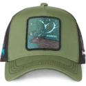 petten-gebogen-groen-snapback-forest-for2-hert-fabeldieren-van-capslab