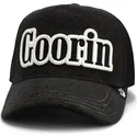 petten-gebogen-zwart-snapback-full-flavor-wordmark-french-terry-the-farm-van-goorin-bros