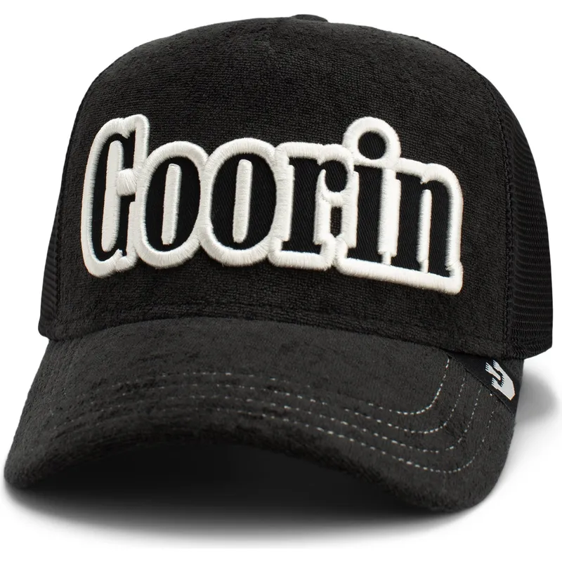petten-gebogen-zwart-snapback-full-flavor-wordmark-french-terry-the-farm-van-goorin-bros