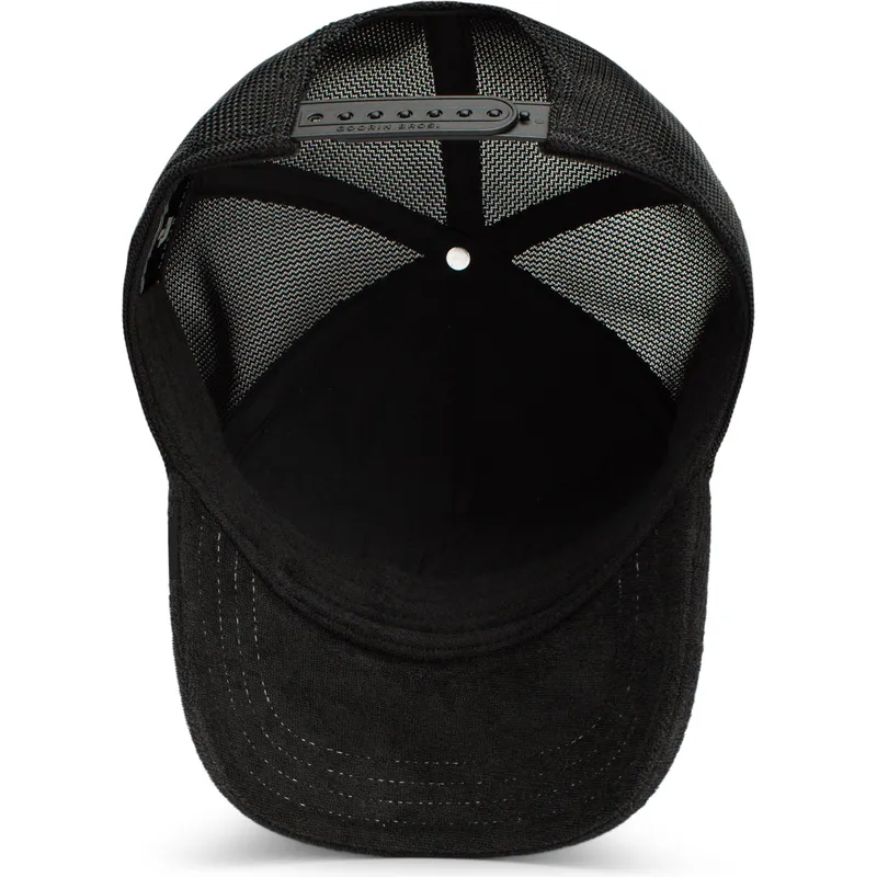 petten-gebogen-zwart-snapback-full-flavor-wordmark-french-terry-the-farm-van-goorin-bros