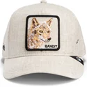 petten-gebogen-beige-snapback-bandit-cloth-rugged-comfort-the-farm-van-goorin-bros