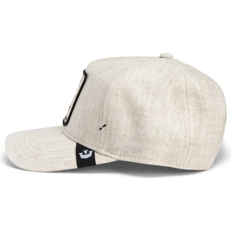 petten-gebogen-beige-snapback-bandit-cloth-rugged-comfort-the-farm-van-goorin-bros petten-gebogen-beige-snapback-bandit-cloth-rugged-comfort-the-farm-van-goorin-bros