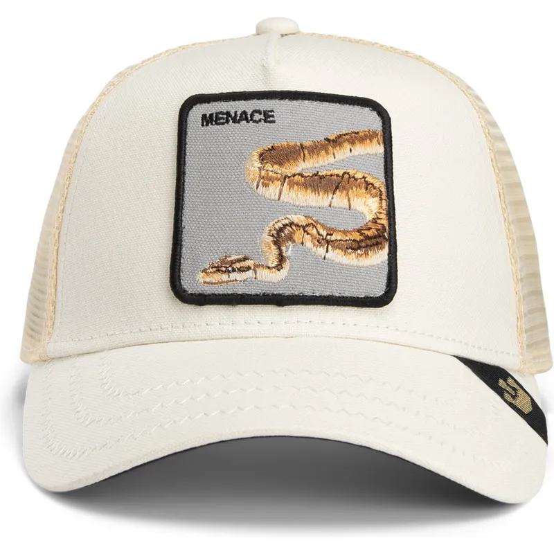 petten-gebogen-beige-snapback-menace-deadly-companion-core-canvas-the-farm-van-goorin-bros