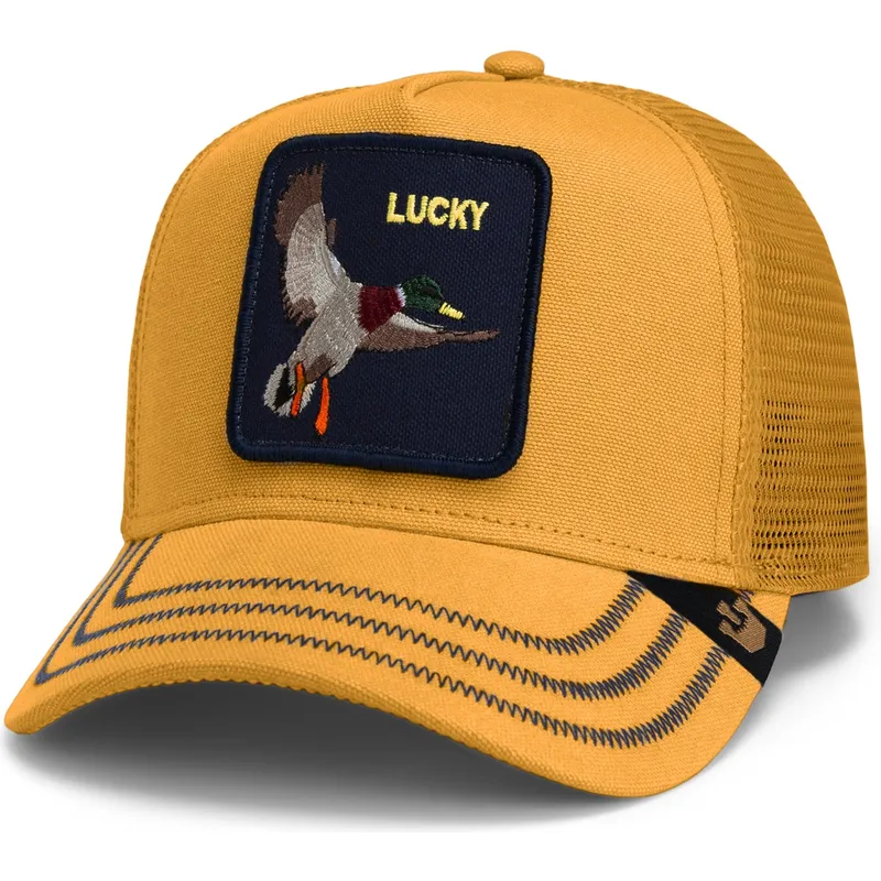 petten-gebogen-geel-snapback-lucky-gotta-be-quicker-core-canvas-the-farm-van-goorin-bros petten-gebogen-geel-snapback-lucky-gotta-be-quicker-core-canvas-the-farm-van-goorin-bros