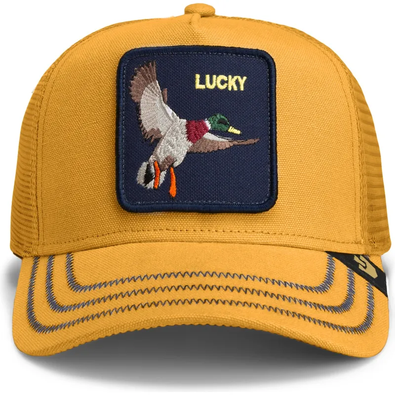petten-gebogen-geel-snapback-lucky-gotta-be-quicker-core-canvas-the-farm-van-goorin-bros petten-gebogen-geel-snapback-lucky-gotta-be-quicker-core-canvas-the-farm-van-goorin-bros
