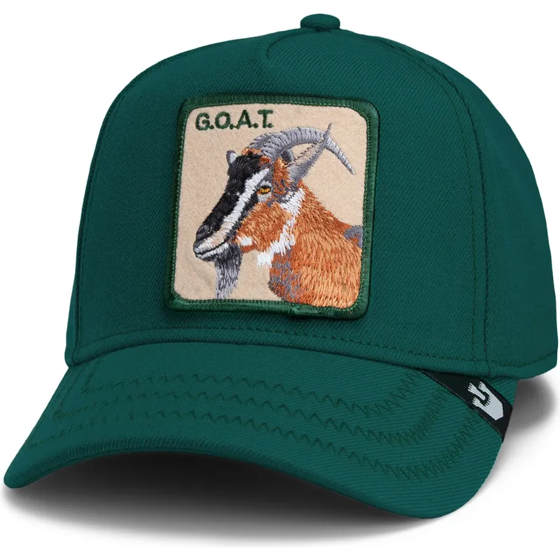 petten-gebogen-groen-snapback-goat-greatest-field-100-the-farm-van-goorin-bros petten-gebogen-groen-snapback-goat-greatest-field-100-the-farm-van-goorin-bros