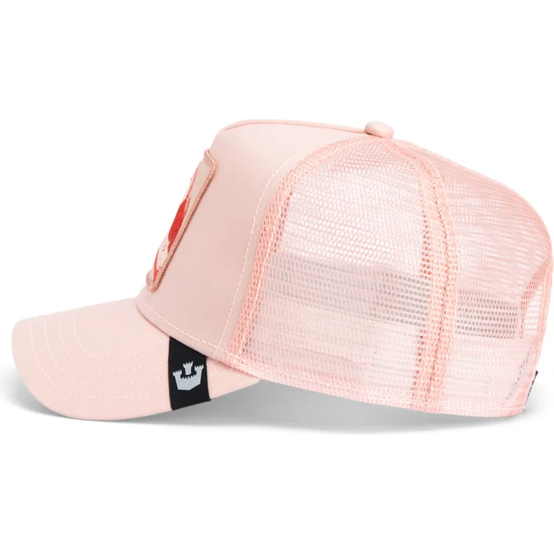 petten-gebogen-roze-snapback-paradise-toucan-mirage-chroma-wave-the-farm-van-goorin-bros