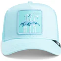 petten-gebogen-blauw-snapback-mirage-squad-chroma-wave-the-farm-van-goorin-bros