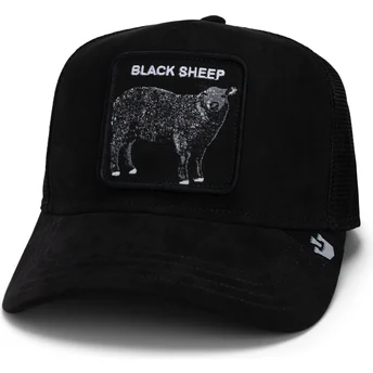 petten-gebogen-zwart-snapback-the-suede-sheep-global-core-micro-suede-the-farm-van-goorin-bros