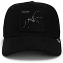 petten-gebogen-zwart-snapback-daddy-the-suede-spider-global-core-micro-suede-the-farm-van-goorin-bros