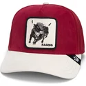 petten-gebogen-rood-snapback-the-suede-bull-global-core-micro-suede-the-farm-van-goorin-bros