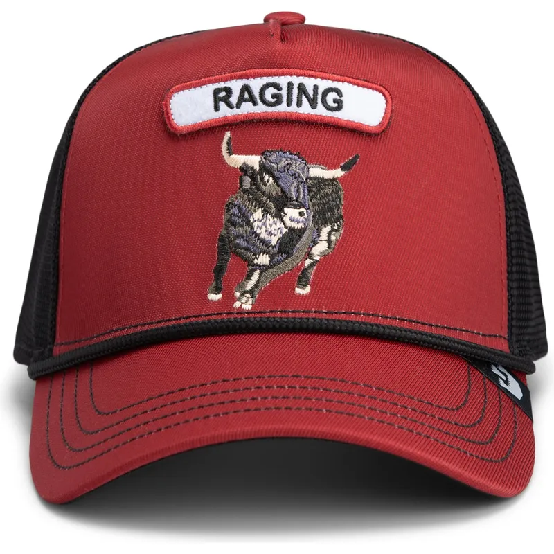 petten-gebogen-rood-snapback-gb2-raging-bull-the-rocker-the-farm-van-goorin-bros