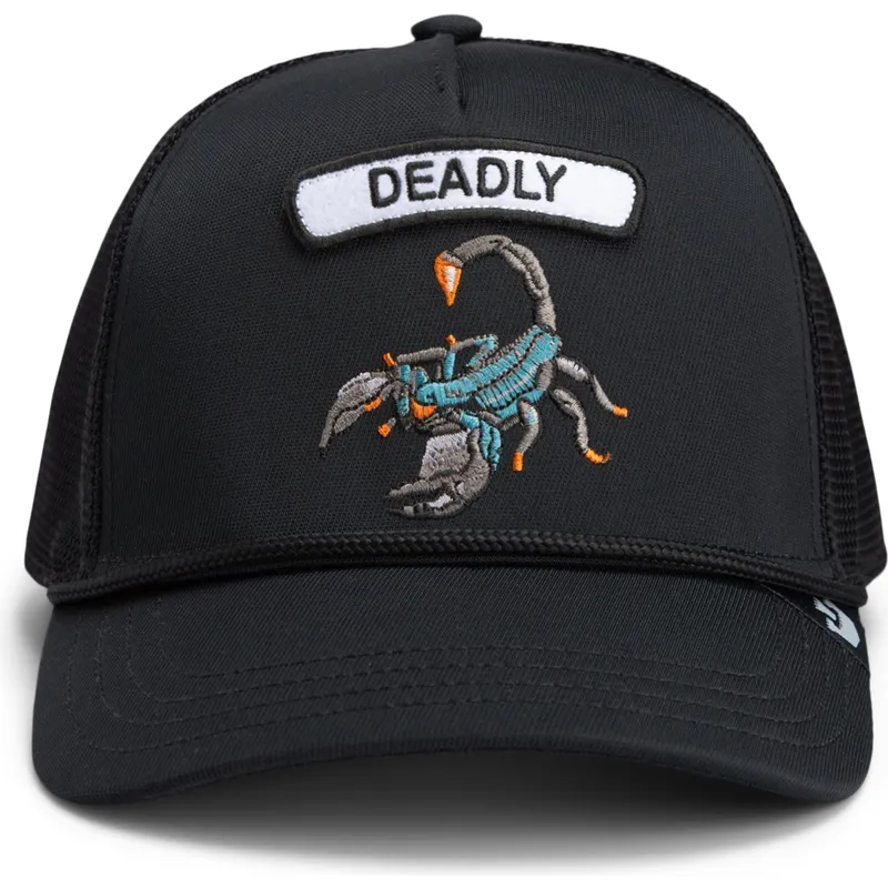petten-gebogen-zwart-snapback-gb2-deadly-scorp-the-rocker-the-farm-van-goorin-bros