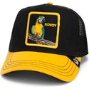 petten-gebogen-zwart-snapback-the-rowdy-bird-fab-farm-the-farm-van-goorin-bros