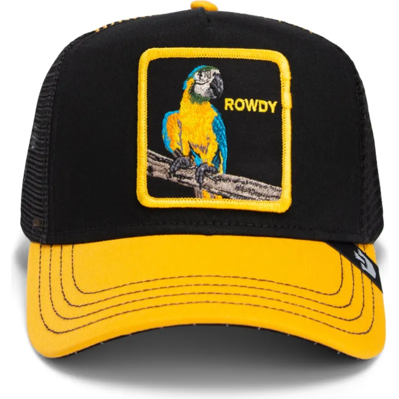 petten-gebogen-zwart-snapback-the-rowdy-bird-fab-farm-the-farm-van-goorin-bros petten-gebogen-zwart-snapback-the-rowdy-bird-fab-farm-the-farm-van-goorin-bros