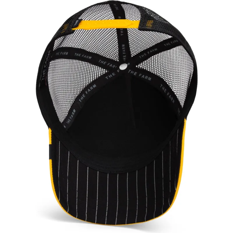 petten-gebogen-zwart-snapback-the-rowdy-bird-fab-farm-the-farm-van-goorin-bros petten-gebogen-zwart-snapback-the-rowdy-bird-fab-farm-the-farm-van-goorin-bros