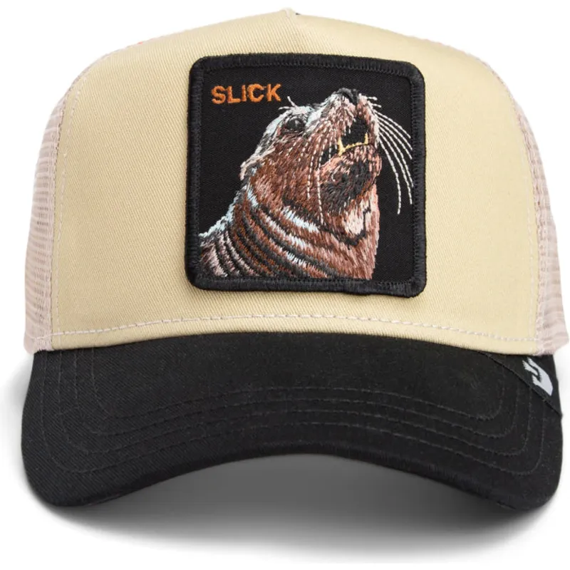 petten-gebogen-beige-snapback-the-slick-seal-fab-farm-the-farm-van-goorin-bros petten-gebogen-beige-snapback-the-slick-seal-fab-farm-the-farm-van-goorin-bros