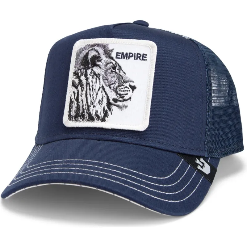petten-gebogen-marineblauw-snapback-the-empire-lion-fab-farm-the-farm-van-goorin-bros petten-gebogen-marineblauw-snapback-the-empire-lion-fab-farm-the-farm-van-goorin-bros