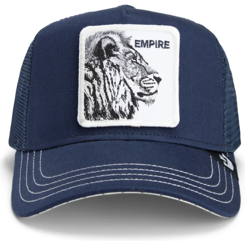 petten-gebogen-marineblauw-snapback-the-empire-lion-fab-farm-the-farm-van-goorin-bros petten-gebogen-marineblauw-snapback-the-empire-lion-fab-farm-the-farm-van-goorin-bros