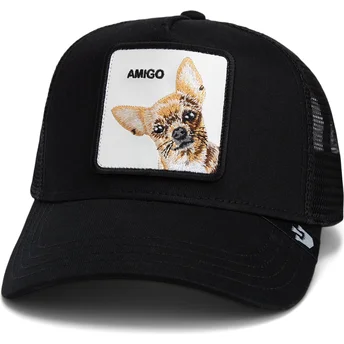 Petten gebogen zwart snapback The Amigo Core Combo The Farm van Goorin Bros.