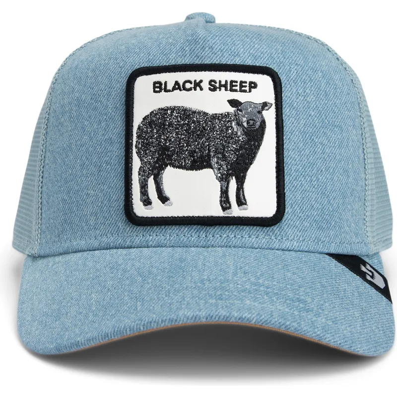 petten-gebogen-blauw-snapback-the-black-sheep-global-core-denim-the-farm-van-goorin-bros