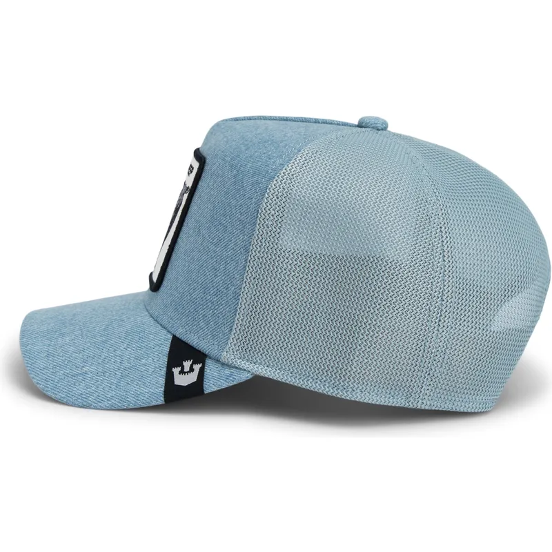 petten-gebogen-blauw-snapback-the-black-sheep-global-core-denim-the-farm-van-goorin-bros