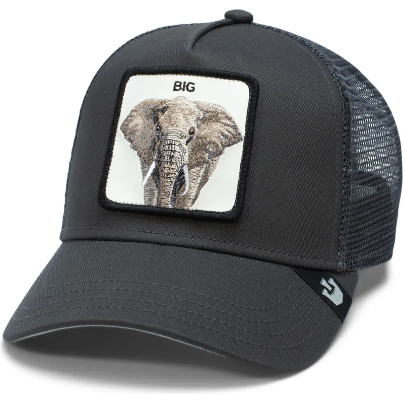 petten-gebogen-zwart-snapback-the-big-elephant-global-core-the-farm-van-goorin-bros