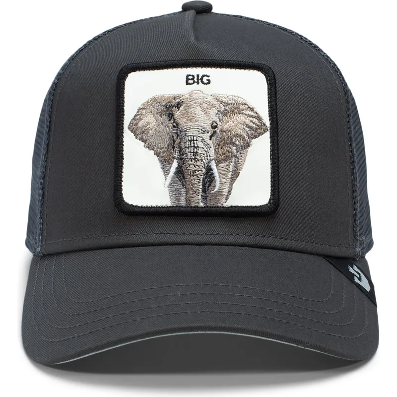 petten-gebogen-zwart-snapback-the-big-elephant-global-core-the-farm-van-goorin-bros