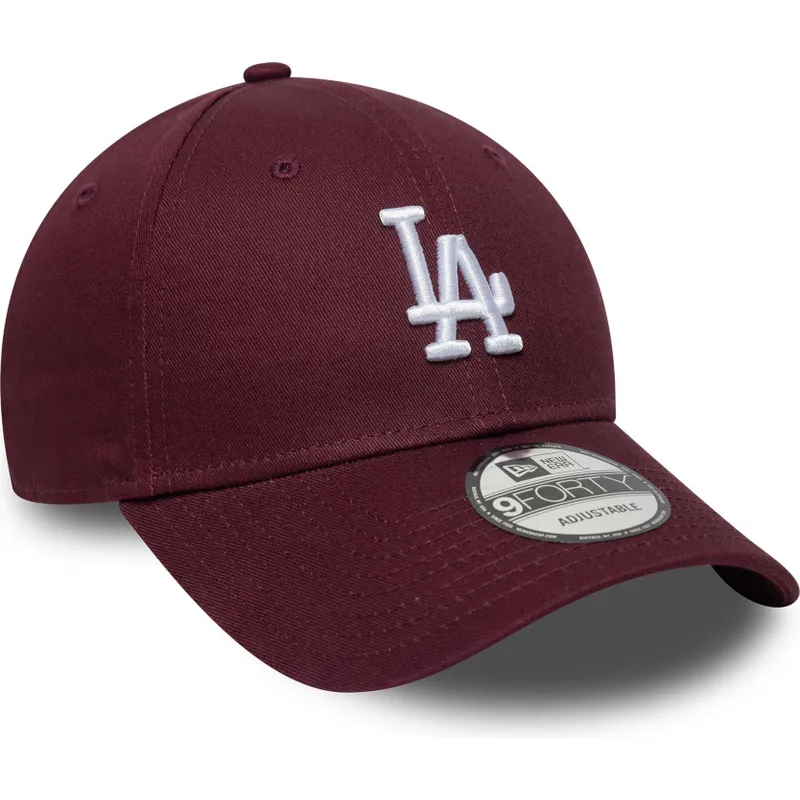 petten-gebogen-rood-verstelbaar-9forty-colour-pack-van-los-angeles-dodgers-mlb-van-new-era
