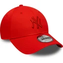petten-gebogen-rood-verstelbaar-9forty-colour-pack-van-new-york-yankees-mlb-van-new-era