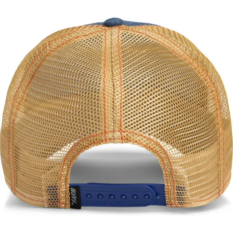 petten-gebogen-marineblauw-snapback-born-free-wild-heart-the-farm-van-goorin-bros